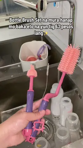 Silicon bottle brush na mura ang hanap mo baka ito na yun.🫰🏻 Sisipagin kana dito maglinis ng bote 😅👶🏻✨#fyp #fypシ゚viral #baby #toddler #bottlebrush #silicone #bottle #fypp #MomsofTikTok #momlife #tiktokphilippines #titkokphilipines🇵🇭 #tiktokfindsph 