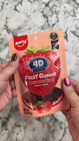 Amos 4D Strawberry Burst Fruit Gummy Candy! 🍓 These are so good! #amos #amoscandy #amossweets #gummycandy #gummies #candy #asmr #asmrsounds #asmrfood #tastetest #foodreview #candyreview #candytok #Foodie #foodtiktok @Amos Sweets 