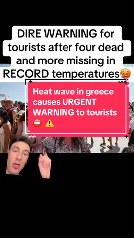 Greece is counting the cost of an early heatwave that has taken the lives of several tourists in a preview of the extreme weather it is likely to face this summer. An urgent warning has been issued to anyone travelling to the country as four holidaymakers have died and more are missing amid record temperatures. 🔥🔥🔥🔥 #travelnews #travelwarning #travelsdvisory #travelgreece #acropolis #heatwarning #athens 