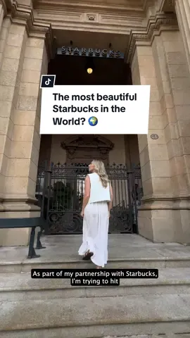 Not your average @Starbucks 🥰 Bookmark this one for your Italy bucket list! It’s located right across from the iconic Duomo in Milan #StarbucksAmbassador