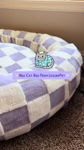 Violet is busy testing out her new bed from @Lesure Pet 🥰✨😍 I can’t get over how beautiful this bed and blanket are. #blanket #blanketlife #bed #catbed #catlounge #softblanket #softbed #cat #catfinds #cattok #cattokers #lesurepet #soft #comfy #cute #patten #supersoft #catsoftiktok #fypシ゚viral #catcare #checkeredboardpattern #checkers #print #checkerprint #checkerboard #lilac #lavender #finds #kittycat #funcats #catmom #catmomlife #catmomproblems #catmoms #catmomsoftiktok #catparents #catparent #fypage #fypp #viraltiktok #viral #viralcats #catbiscuits #catplaying #biscuits #catbiscuit #donutbed #waterproof 