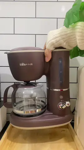 Máy pha coffe mini tại gia xinh mà tiện lắm nhe #thichdautay🍓 #vtvcab #mayphacafe #bear 