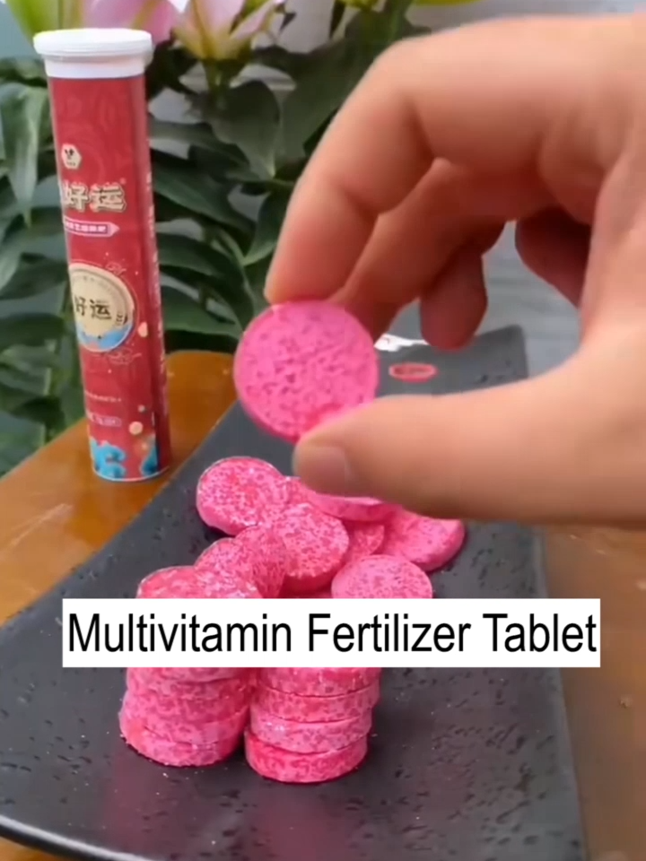 Just one tablet a month is all you need—no additional chemical fertilizers required