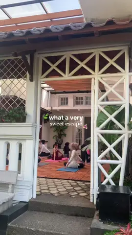 Then what's your best sweet escape?🧘🏻‍♀️🍃 📍: Jl. Buring No. 2B, Malang #yoga #studioyoga #yogatok #yogaflow #studioyogamalang #malang #yogamalang #malanghits #fyp 