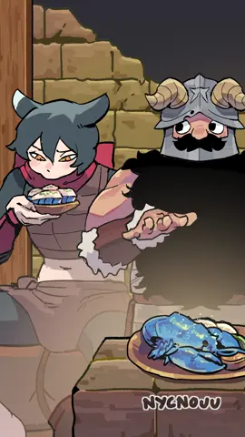 ould anyone eat the blue lobster ?? 🦞  . . Original audio : War Dogs (2016) Backgrounds by hazeeerawr (IG) #ダンジョン飯 #dungeonmeshi #deliciousindungeon #fanart #nycnouu