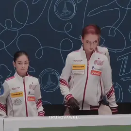 #ALEXANDRATRUSOVA #ADELIYAPETROSIAN #александратрусова #аделияпетросян #фигурноекатание #figureskating 