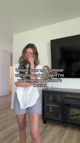 I was feeling like a pinterest girlie too 😪 #summeruniform #boxershorttrend #pinterestoutfit #summerfashiontrends 