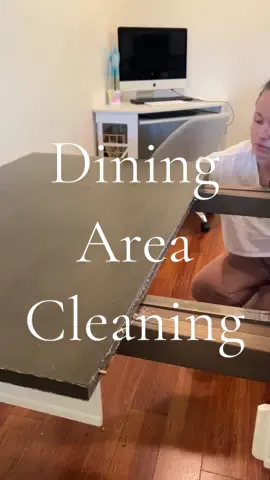 That table needed a good cleaning😁✨  #cleaningmotivation#cleaning#deepcleaningvideos#sahmlife #creatorsearchinsights 