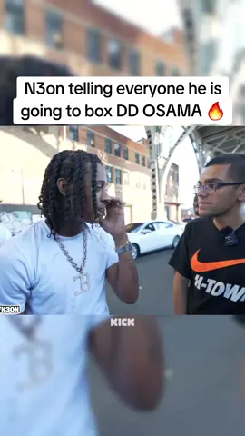 N3on telling everyone he is going to box DD OSAMA #n3onclips #n3on 