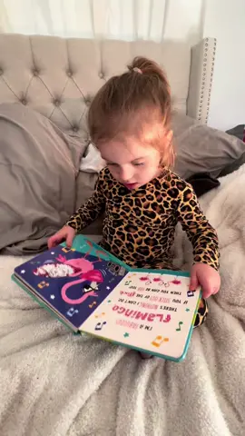 Reading time with Maggie! Be fabulous like a flamingo 💖 #booklovers #childrensbooktok #childrensbooks #snuggletime  #bedtimestory #parenting #blessedmama #qualitytime 