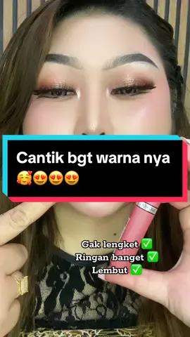 Membalas @melanyardhyprawira cantik bgt warna nya …di bibir juga ringan ❤️❤️❤️#fypシ゚viral#lipmatte#lipstick#LorealParisID 