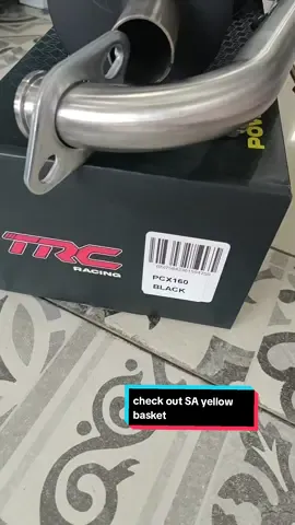 TRC ORIGINAL POWER PIPE PCX160💕💕💯💯 REMOVABLE SILENCER  LTO APPROVED 🥰  BRAND NEW LEGIT