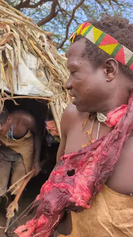 Hadzabe tribe cooking lunch time incredible day