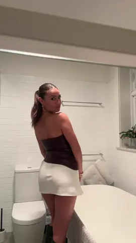 will never not love a mini skirt, knee-high boot combo 🍷 P.s. this is a draft i currently look like a rat xxx #fitcheck #microinfluencer #contentcreator #ootnight 