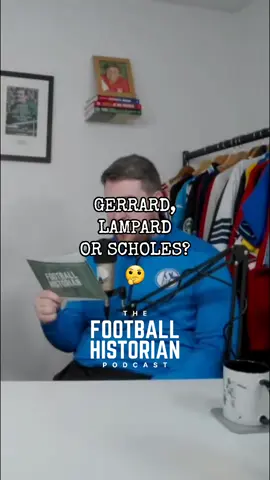 Gerrard, Lampard or Scholes? 🤔 #stevengerrard #franklampard #paulscholes #chelsea #manchesterunited #liverpool #georgescott #thefootballhistorianpodcast #footballpodcast #podcast #football #footballquotes #Soccer #footy #footballhistory #footballhistorian 
