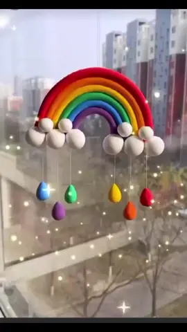 rainbow 🌈✨🌈✨🌈✨🌈✨🌈✨🌈✨#clay #homemade #diycraft #rainbow #viralvideo #foryou #fypage #fypシ゚viral #fpyシ #fyp 