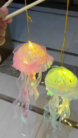 Lampion LED ubur-ubur lucu #lampuestetik #lamputidur #tiktokshopindonesia 