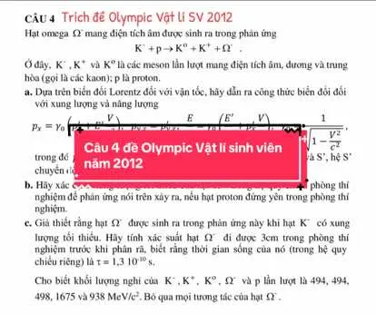 Bài vật lí hiện đại trích từ đề SPhO 2012 #studywithme #hoccungtiktok #tiktok 