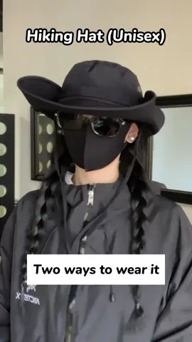 The big brim hiking hat is so cool! Everything goes well with sun protection. #cap #hikinghat #sunscreenhat #fishermanhat #hikingessentials #hat #fyp #foryou 