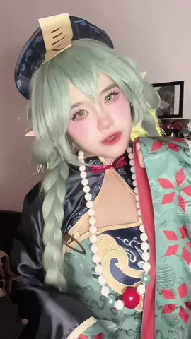 Dont let this Jiangshi at your home tonight 😈 #cosplay #hatsunemiku #hatsunemikujiangshi #fyp 