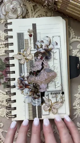 🤎 ASMR Journaling Scrapbook with me  #asmrtiktok #scrapbookwithme #journalwithme #junkjournalideas #relaxingvideos #скрапбукинг #асмр #scrapbookasmr 