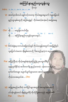 အကြင်နာနည်းလှလွန်းသူ - ဒိုးလုံး #အထင်မှားမိတယ်မျှော်လင့်ဘဝတစ်ခု #အကြင်နာနည်းလှလွန်းသူရေ #ဒိုးလုံး #song #lyric #chords #musicalchords #guitarchords #fypシ゚viral #foryoupage #foryou #fyp 
