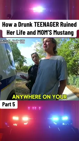 How a Drunk TEENAGER Ruined Her Life and MOM’S Mustang #cops #police #copsusa🚔🇺🇸 #policeofficer #foryou 