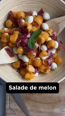 Une salade de melon parfaite pour l’arrivée du soleil ! 🍈 #CapCut #melon #salade #recette #recettefacile #recetterapide #recettesimple #etudiant 