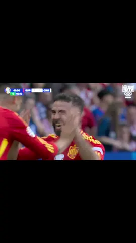 Gol Daniel Carvajal - Espanha 3 x 0 Croácia  #euro #eurocopa #espanha #croacia🇭🇷 