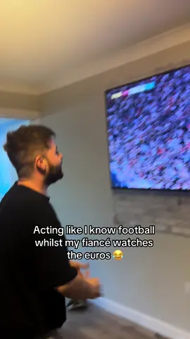 Acting like I know football 😂 #family #euros2024 #funny #couplecomedy 