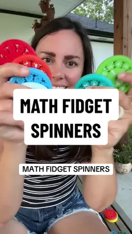 These math fidget spinners are a great tool to help challenge your children with their math tables all while playing with a fidget toy. Great for the summer to help kids retain their math skills and for homeschool families.  @PYE Games #pyegames #math #teachmath #mathfidget #fidgetspinner #mathfidgetspinner #homeschool #homeschoolforbeginners #homeschoolersoftiktok #tiktokshop #tiktokshopfinds #stem 