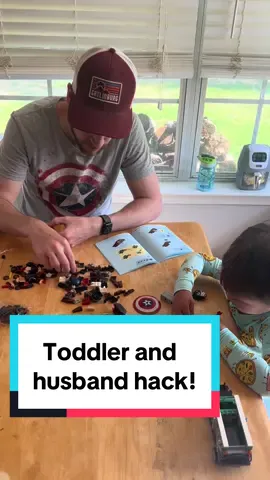 They stayed out of the kitchen and the house stayed clean! Call that a win! #FathersDay #roadto10k #momtok #lego 