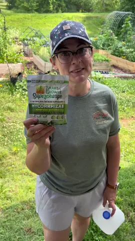Supercharge by Smart Grower. Mycorrhizae / beneficial bacteria. Excited to try this out in my garden! 🌱  #tiktokshop #tiktokmademebuyit #mycorrhizae #garden #gardentok #fertilizer 