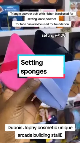 Setting sponge, triangle powder setting sponge, different powder puff and foundation puff for your makeup in dubois Nairobi Kenya #settingsponge #settingsponges #puffsponge #powderpuff #makeupsponge #kenyantiktok🇰🇪 #dubois #duboishaul #duboisplug #duboishaulbeautyproductswholesale #duboiswholesalecosmeticsnairobi 