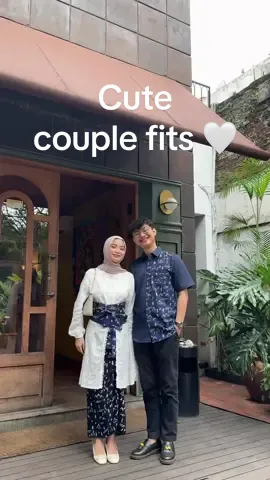 Full dari atas sampai bawah pakai SEIA 🩵 #bajucouple #outfitcouple #couplefits #roklilitbatik #batikcouple 