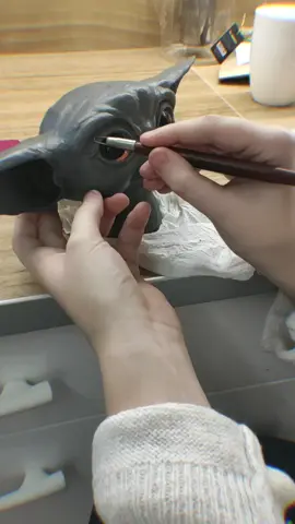 Процес створення Ґроґу #гримкиїв #грим #гримукраїна #хендмейд #хендмейдукраїна #українськийконтент #українскийтікток #зорянівійни #мандалорець #бебійода 