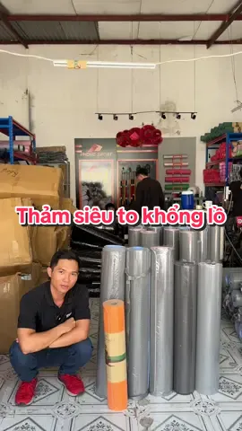 Thảm tập siêu to khổng lồ. #thamyoga #thamyogacaocap #phongsport247 