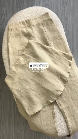 Replying to @Hya.🦕👾 this LINEN SET from @BMSuit is def a must have! 🍨 #bmsuit #linenset #linenclothing #coords #linencoords #coordset #fashiontiktok #fashion #foryou #fyp 
