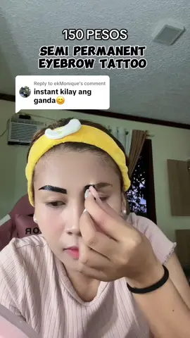 Replying to @ekMonique Kilay is life mga mars Hehehe Natural brown yung shade na pinili ko ☺️ #oto #eyebrowtattoo #eyebrowgeltinttattoo #eyebrowgeltinted 