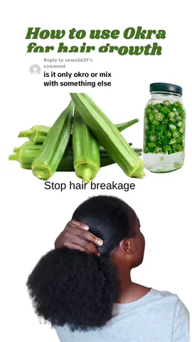 Replying to @sewa5631  4c hair growth.. how to grow long hair using okrOkra. to grow hair ling and healthy. oil treatment for hair.best hair growth oil. how to grow hair thicker.oil for hair.how to grow long hair.best shampoo for hair growth.hair tips for growth.best hair growth oil. #hairstyle #hairtutorials #hairtok #hairtransformation #haircare #hairtrends #haircut #hairstyleideas #hairstyleforblackgirls #foryou #trending #viralvideo #viral #okraforhairgrowth #hairgrowth #hairgrowthtips #naturalhair #hairgrowthjourney 