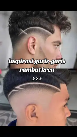 inspirasi garis rambut kece hit kekinian #haircut #cukur #pangkas #hairstyle #modelrambutcowok #pangkas 2 jari model mullet 