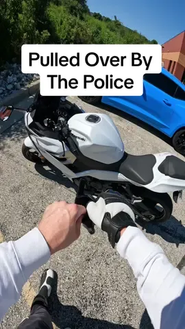 Getting Pulled Over By The Police Stories #ninja400 #camaro #motorcycle #sportbike #bike #BookTok #biketok #cartok #cops #beginner #fyp 