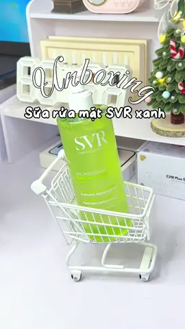 Gợi ý sữa rửa mặt làm sạch sâu không làm khô da phù hợp cho da dầu mụn ✨ #svr #srmsvr #suaruamat #suaruamatsvr #dadaumun #da #unboxing #xuhuong #xh #viral #svr 