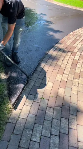 That was close. #sealcoating #minnesota #satysfying #asmr #sealcoatinguys #fyp 