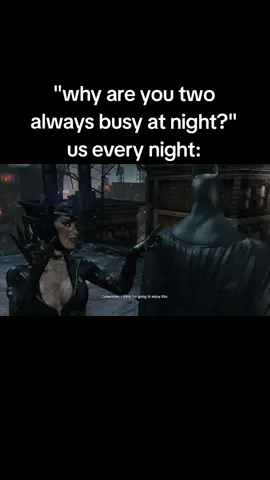 catwoman in this game 😩😩😩 #batman #catwoman #dc #batcat #arkham #arkhamcity #batmanarkham #arkhamverse #meme #meandher #goals #couple 