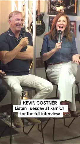 Catch our full interview with KEVIN COSTNER Tuesday (6/18) at 7am CT!! #kevincostner #interview #horizon #kiddnation #radio #celebrity 