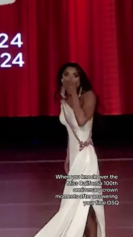 My Sandra Bullock #MissCongeniality moment 🙈👑 #misscalifornia #missamerica @MissCAOrg 