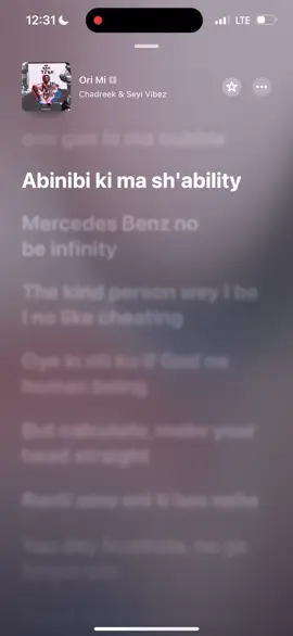 Chadreek & Seyi Vibez - Ori Mi (Lyrics) 🎵 #seyivibez #trending #viral 