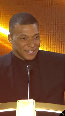 🏆⚽ Kylian Mbappé's heartfelt words upon receiving the Best Men's Player award at the KAFD Globe Soccer Europe Edition 2024! 🎉 #GlobeSoccer 