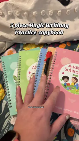 My 5 year old niece going into Kindergarten loves these! Such a fun tool to help the kiddos learn how to write! #SummerDeals #tiktokshopfind #kindergarten #kindergartenprep #reusablewritingbook 
